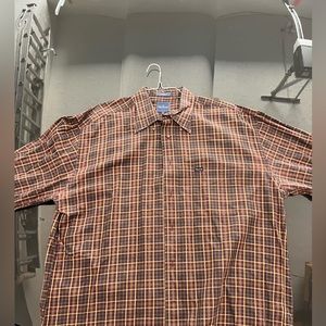 Great looking long sleeve men’s plaid shirt